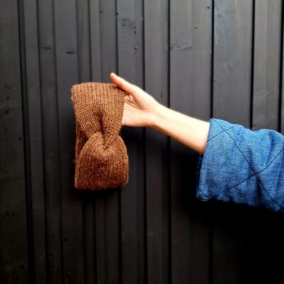 Twist Headband Dark Brown